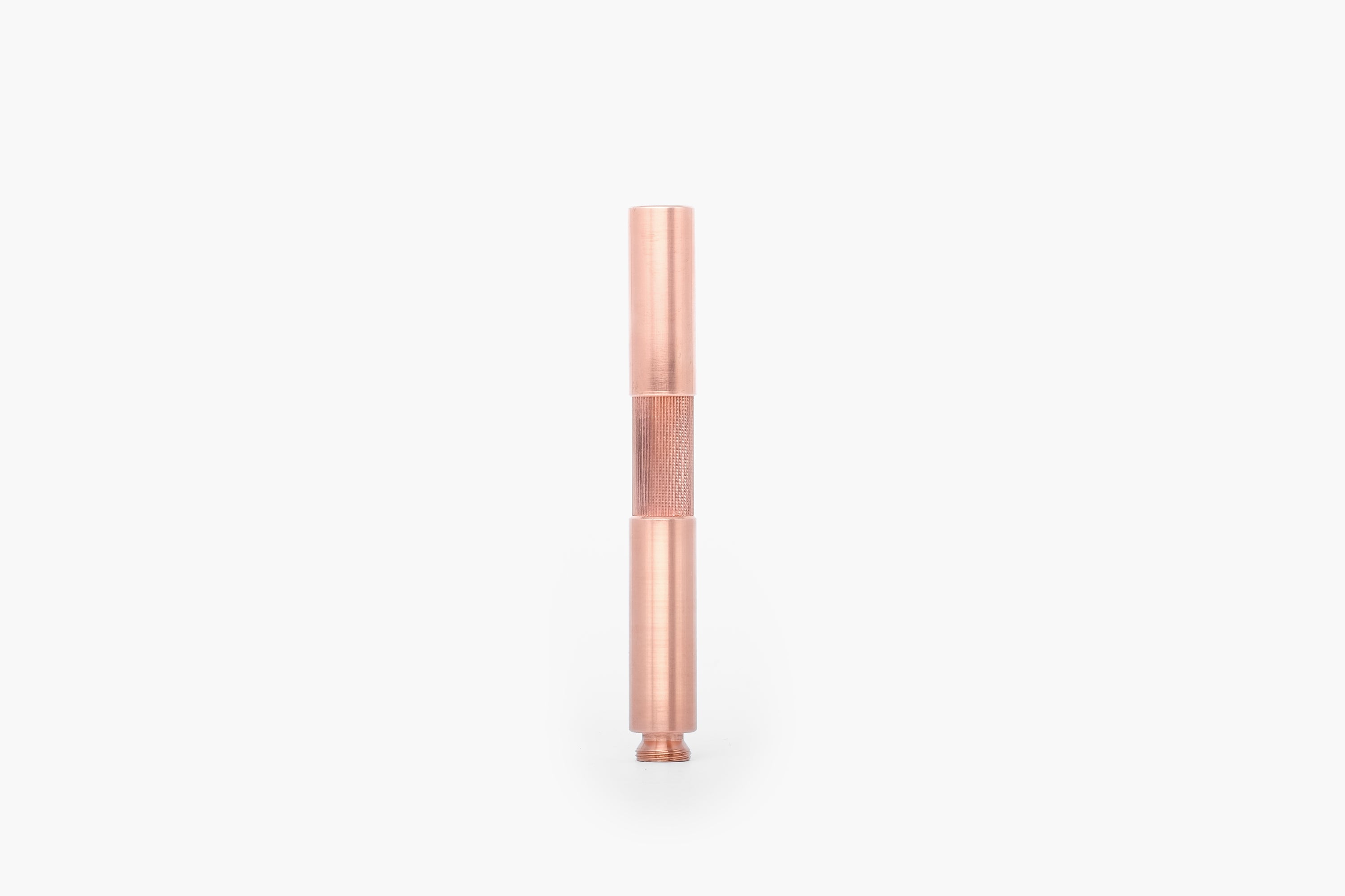 POCKETMASTER, brushed copper pocket fountain pen, handcrafted