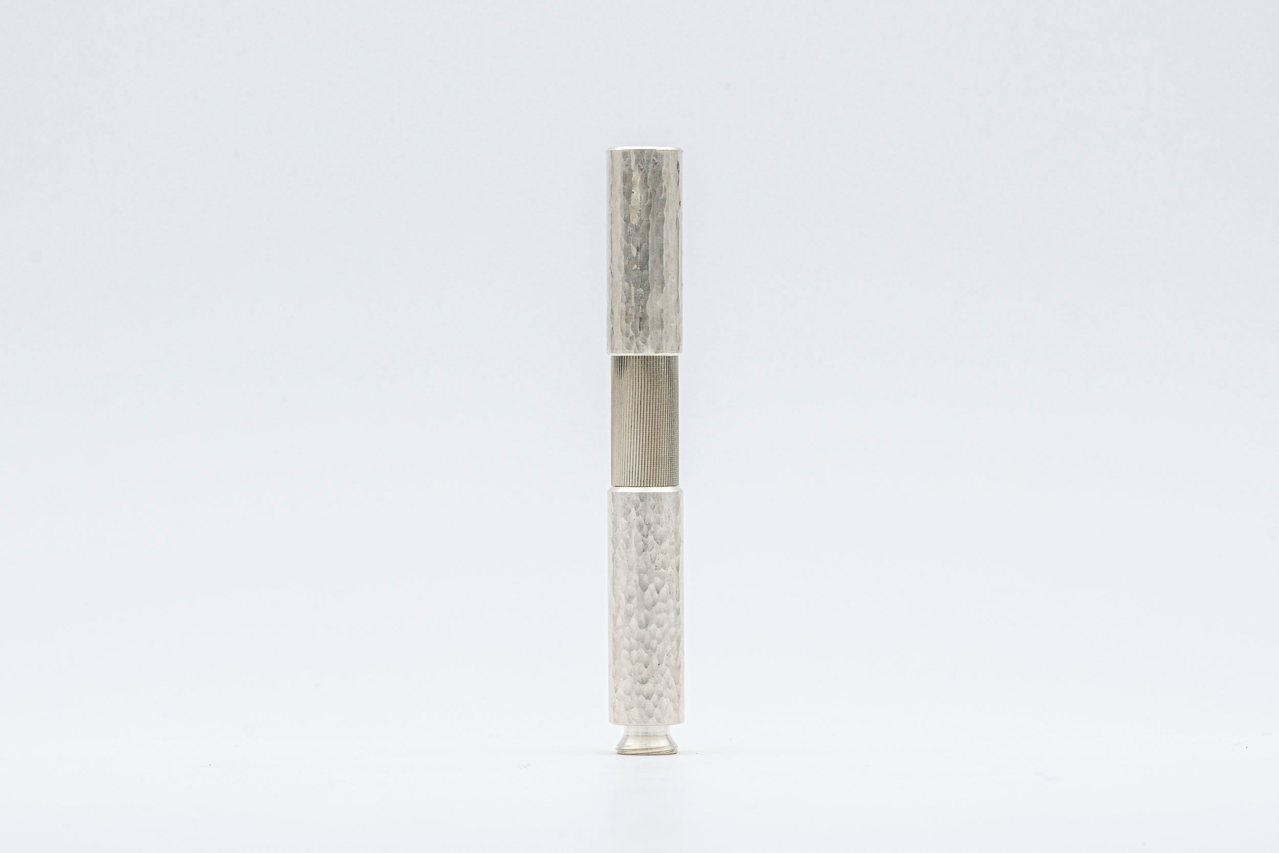 <tc>POCKETMASTER pocket fountain pen, special edition "Hammerschlag" made of solid 935 silver, handmade</tc>