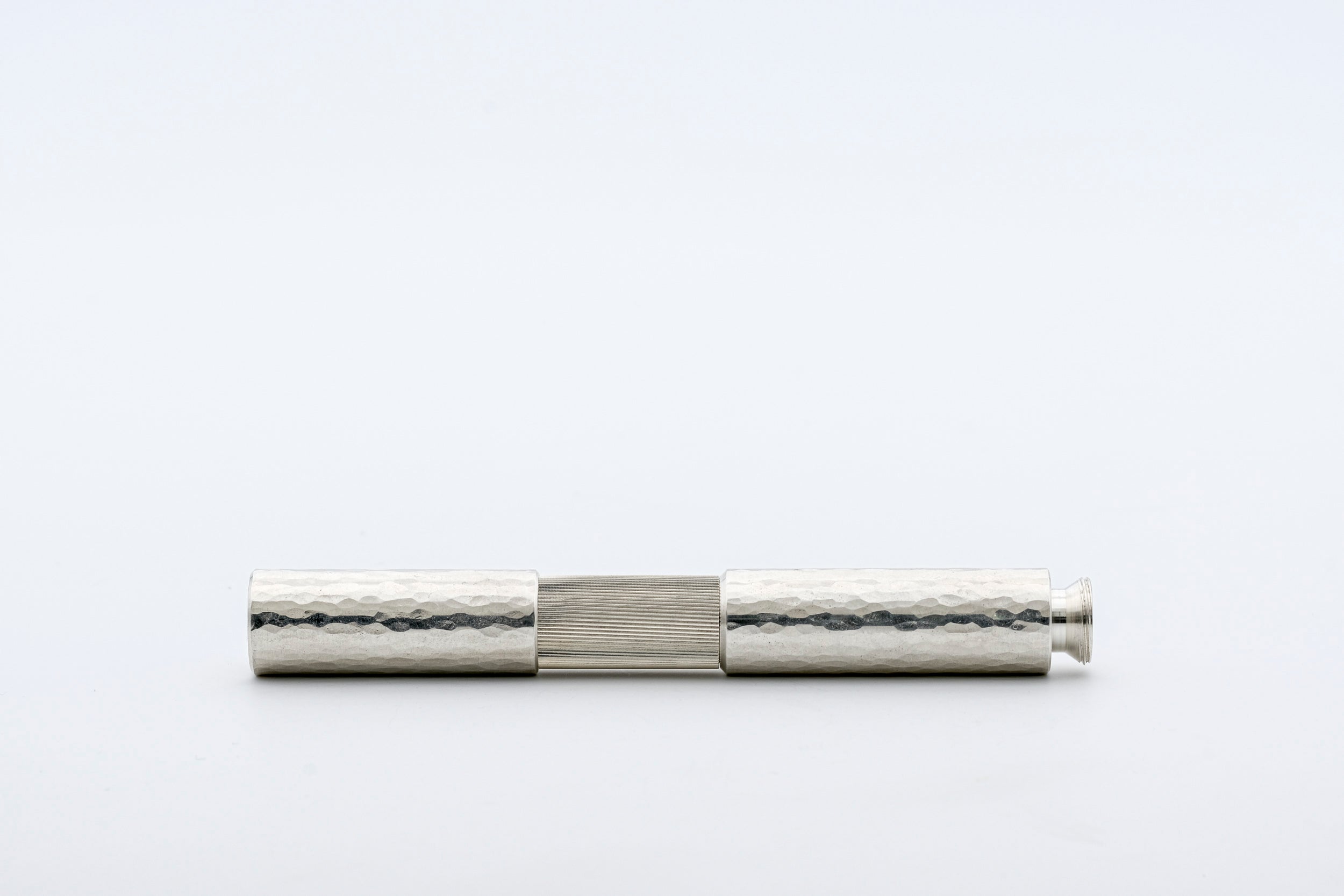 <tc>POCKETMASTER pocket fountain pen, special edition "Hammerschlag" made of solid 935 silver, handmade</tc>