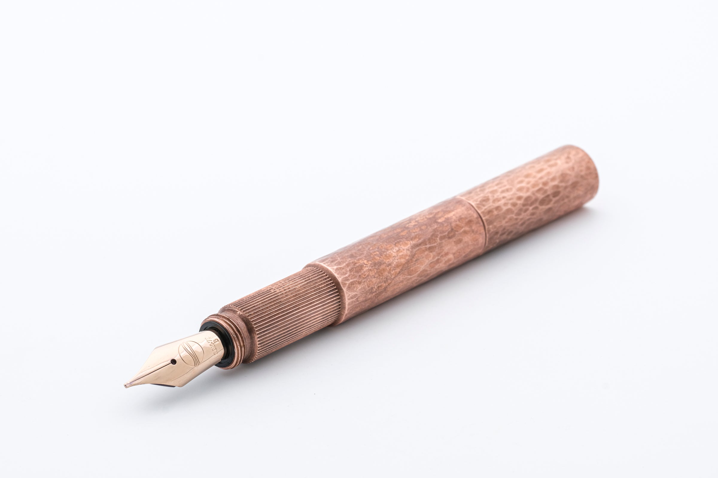 <tc>POCKETMASTER pocket fountain pen, special edition "hammered" copper, handmade</tc>