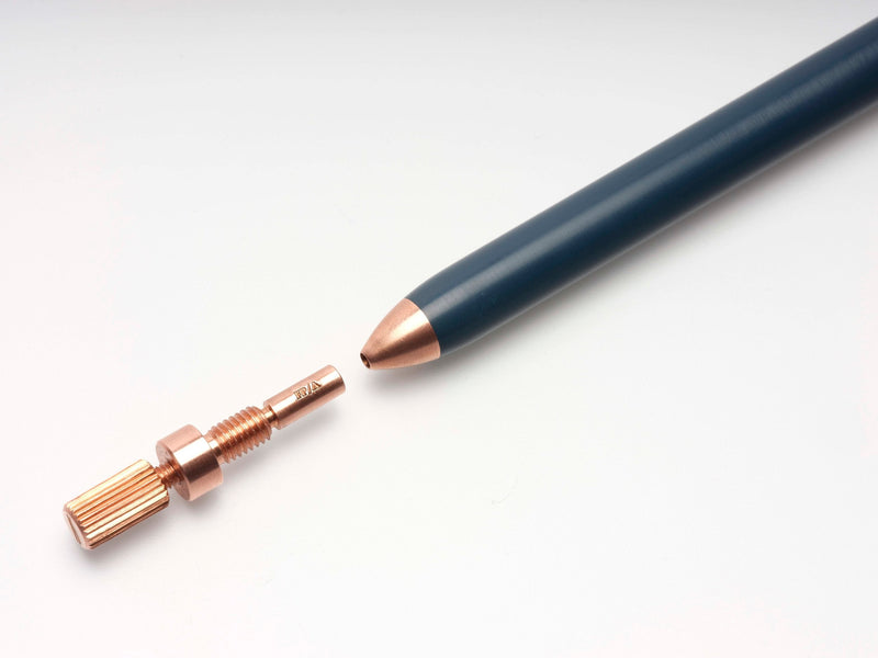 K1 in Ebonit Blue Denim & Copper-ELBWOOD - The Hanseatic Penmaker