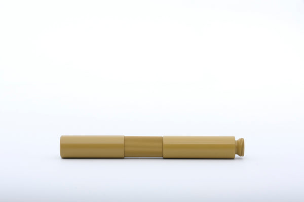 <tc>POCKETMASTER MONO, design pocket fountain pen made of pure ebonite "yellow 1.3", handcrafted</tc>