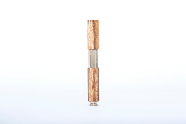 <tc>POCKETMASTER fountain pen, limited edition made of walnut wood and nickel silver, handmade</tc>