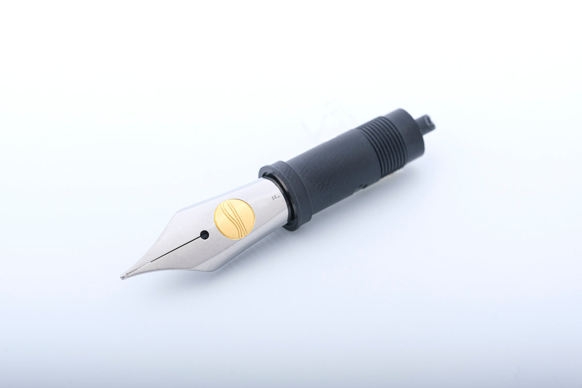 ELBWOOD Premium Edelstahlfeder, teilweise vergoldet, "bicolor"